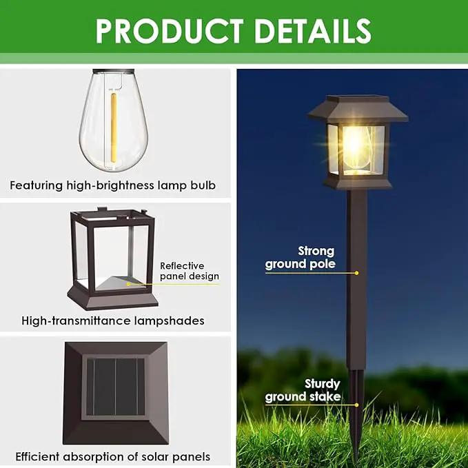 Solar Pathway Lights Outdoor, 12 Pack Upgraded LED Waterproof Solar Outdoor Lights, Outside Driveway Garden Landscape Walkway Path Yard Lawn Decor by GreenHaven Gardens