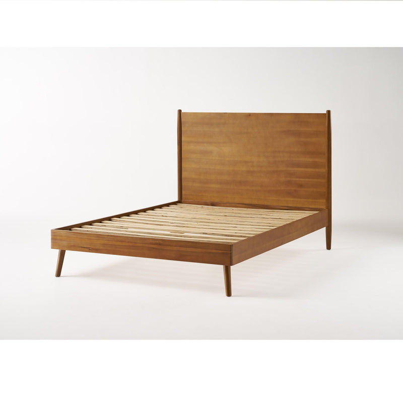Okioki Mid-Century Wood Bed by HouseOfZazla
