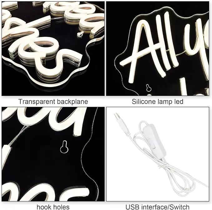 WLHOPE All you need is Lashes Neon Sign, Warm White Led Neon Signs for Wall Decor, USB Lash Neon Signs Letter Neon Lights for Bedroom Bar Party Girls Room Nail Room Salon, Lash Room Decoration by GreenHaven Gardens