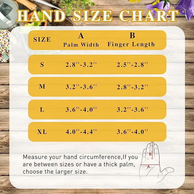 HANDLANDY Long Gardening Gloves for Men & Women, Cowhide Leather Rose Pruning Gloves, Breathable Thorn Proof Gauntlet Glove (Dark Grey-Black, XL) by GreenHaven Gardens