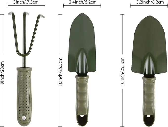 Premium 3 - in - 1 Plant Care Kit Soft Rubberized Non - Slip Ergonomic Handle Gardening Tool 3 Piece Gift Set for Home Garden Lawn Farm Herbs Indoor Outdoor by GreenHaven Gardens