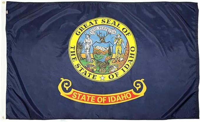 FlagSource Idaho Nylon State Flag, Made in USA, 4x6' by GreenHaven Gardens