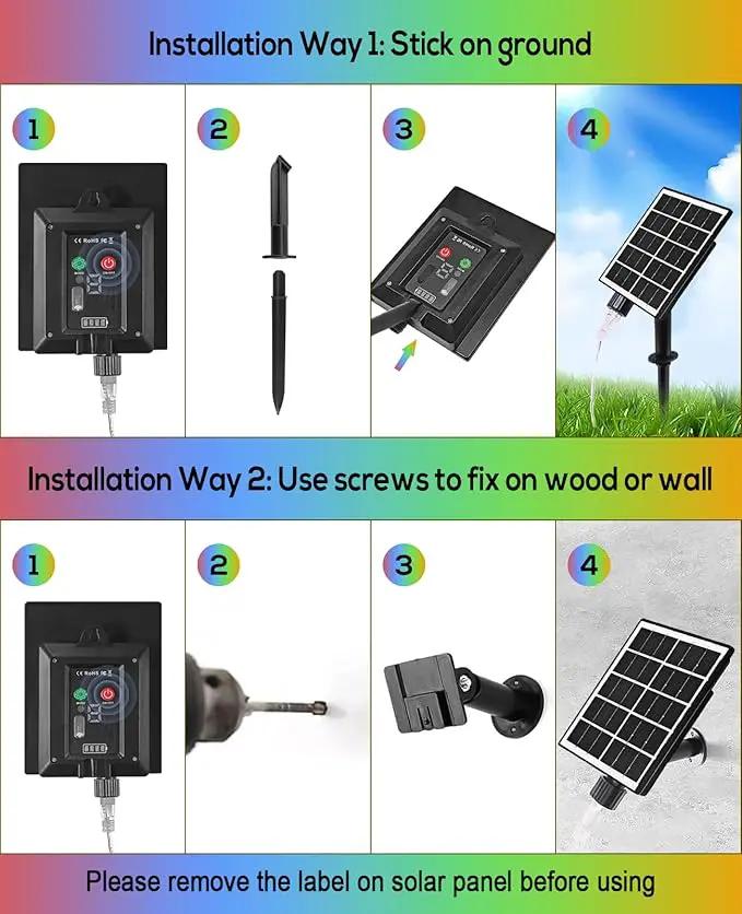 Meteor Shower Lights Outdoor Solar Meteor Lights Falling Rain Lights 16 Tubes 16 Inch 576LED Cascading Snowfall Christmas Lights for Holiday Wedding New Year Party Yard House Roof Tree Mall Decoration by GreenHaven Gardens