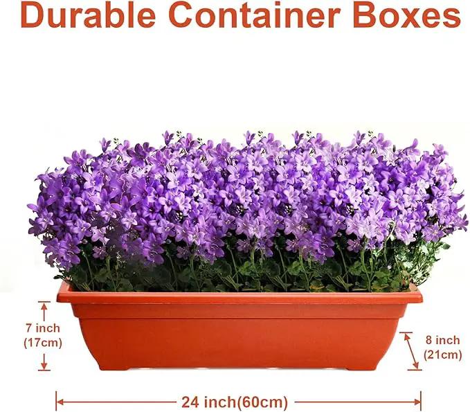 EDOSTORY 4.5 FT Height Vertical Garden Planter Removable Brick Red Raised Bed Box with 5 Container Boxes,Digging Claw Gloves,Trowel,Purning Shears for Outdoor Vegetables Flowers by GreenHaven Gardens