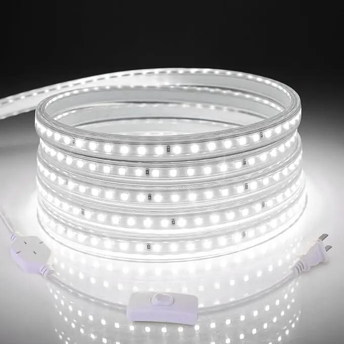 AIMENGTE LED Strip Lights, 240 LEDs, 6500K Cool White, Waterproof Indoor & Outdoor Rope Lights for Room, Garden, Patio, Kitchen, Bedroom, Living Room, and Under Cabinet Decoration, AC 110V by GreenHaven Gardens