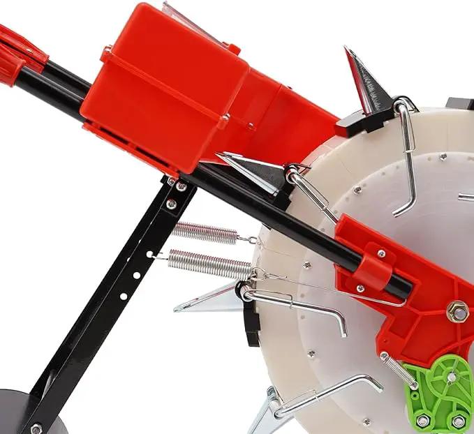 Garden Seeder, Manual Seeder Hand Seed Spreader Handheld Seeding Machine with 10 Seeding Nozzles, Hand-Push Roller Seed and Fertilizer Applicator for Planting Corn Soybean Peanut by GreenHaven Gardens