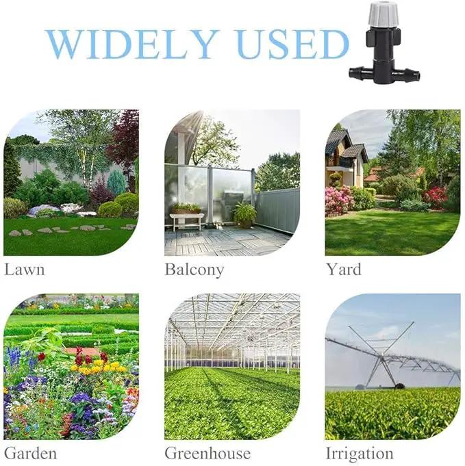 Plastic Mist Misting Nozzle Sprinkler Tee Joints for Misting Watering Plant Flower Cooling System Home Garden Irrigation, 20pcs by GreenHaven Gardens