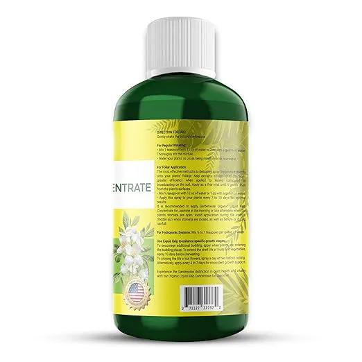 Organic Premium Kelp Seaweed Fertilizer for Jasmin - Liquid Fertilizer - Liquid Plant Food - Nutrient-Rich Soil Enhancer - Natural Plant Food for Jasmin (8 OZ) by GreenHaven Gardens
