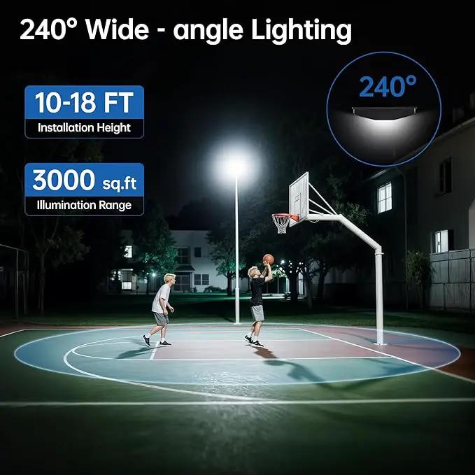 6000W Solar Street Lights Outdoor – 240,000LM 7000K LED with Motion Sensor, 324 LEDs, 240° Wide Angle, IP65 Waterproof, Dusk to Dawn Solar Flood Lights for Yard, Parking Lot, Garage by GreenHaven Gardens