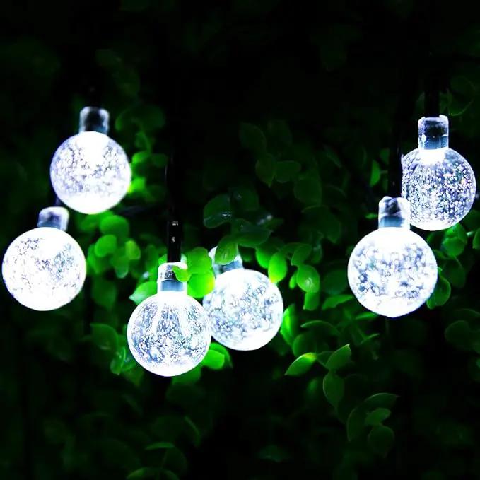 Brightown Outdoor Solar String Lights - 60 Led, 35.6 Feet with 8 Modes, Waterproof, Perfect for Garden, Yard, Porch, Wedding Party Decor (Pure White) by GreenHaven Gardens