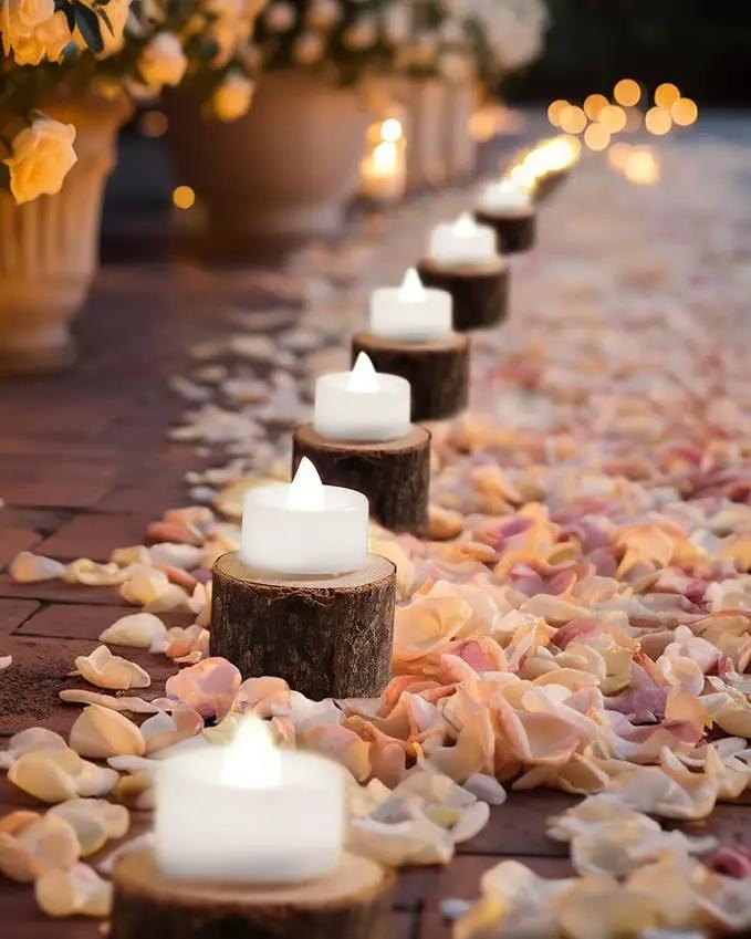 BEICHI Flameless Candles, 12Pack Battery Operated Candles, LED Tea Lights Candles Battery Operated, Flickering Fake Candles for Wedding Halloween Christmas Diwali- Pure White Light by GreenHaven Gardens