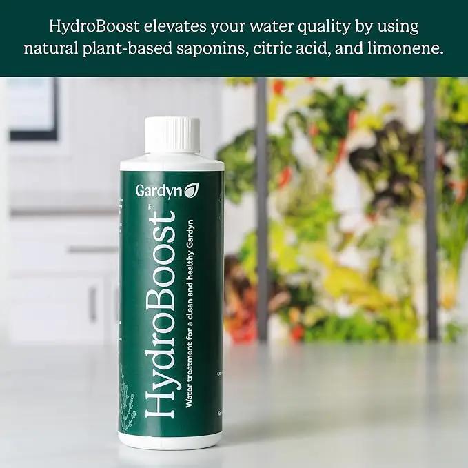 Gardyn HydroBoost for Gardyn Hydroponic Indoor Gardens - 250 ML (Plant Based Water Treatment-Lowers PH, Balances Plant Nutrients & Reduces Need for More Intensive Hydroponic Growing System Cleanings) by GreenHaven Gardens