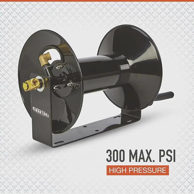 Ironton Air Hose Reel - holds 3/8in. x 100ft. Hose by GreenHaven Gardens
