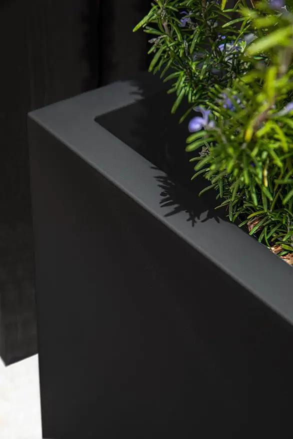 Veradek Block Series Cube Plastic Planter - Large Square Planter for Indoor or Outdoor Patio/Garden | Durable All-Weather Use with Drainage Holes | Modern Décor for Tall Plants, Trees, Flowers by GreenHaven Gardens
