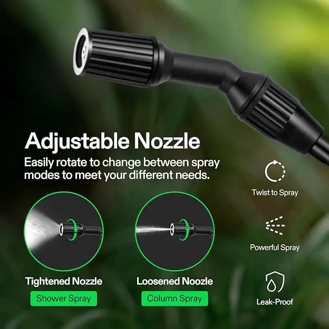 VIVOSUN 1.59-Gallon Pump Pressure Sprayer, Pressurized Lawn & Garden Water Spray Bottle with Adjustable Shoulder Strap, for Plants Spraying, Garden Watering and Household Cleaning by GreenHaven Gardens