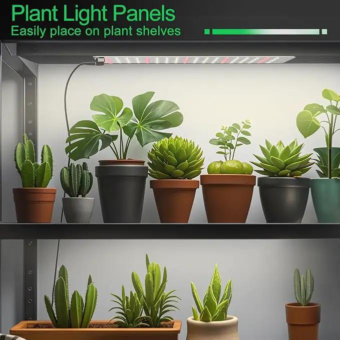 TONYFUL LED Grow Lights, 360 LEDs Plant Lights for Indoor Growing, 36W Premium Full Spectrum Grow Light with 4/8/12H Timer, 10 Dimmable Levels - Ideal for Indoor Growing (4Pcs) by GreenHaven Gardens