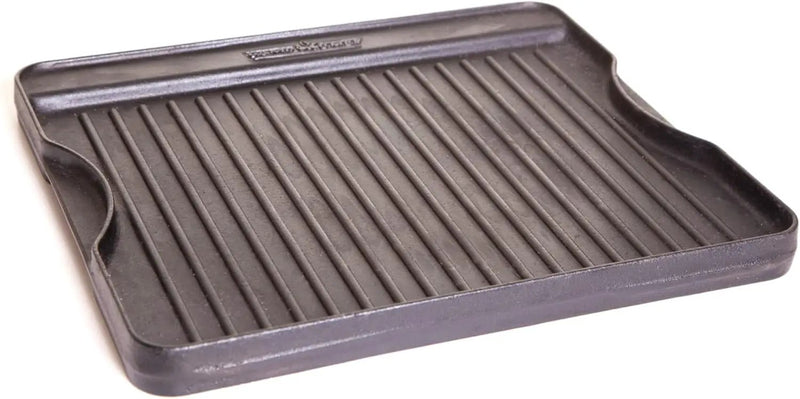 Camp Chef Reversible Pre-Seasoned Cast Iron Griddle, Cooking Surface 14 in. x 16, Black by GreenHaven Gardens