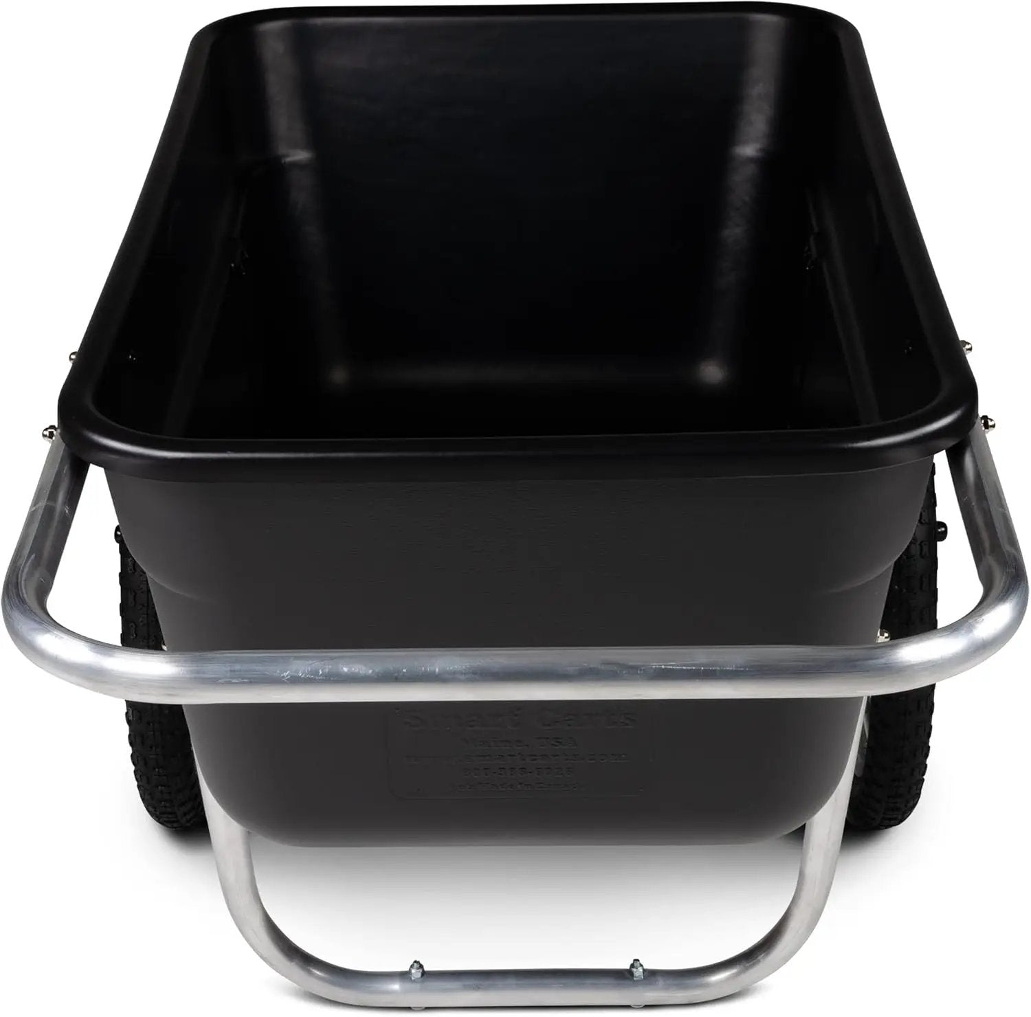 Smart Carts Premium Yard Cart - Strong, Lightweight, and Perfectly Balanced (20" Air Filled Wheels) by GreenHaven Gardens