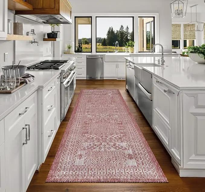 Keen Home Design Terrace Outdoor Runner Rug - 2x10 Washable Indoor/Outdoor Rug for Patio, Kitchen, Balcony, Beach, Garden, Deck and Porch, Size: 2'2"x9'11" by GreenHaven Gardens
