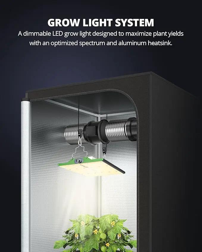 VIPARSPECTRA Upgraded P4000 Led Grow Lights for Indoor Plants Dimmable Full Spectrum Commercial Grow Lamp for Seedlings Veg/Bloom in 5x3 Grow Tents Greenhouses by GreenHaven Gardens