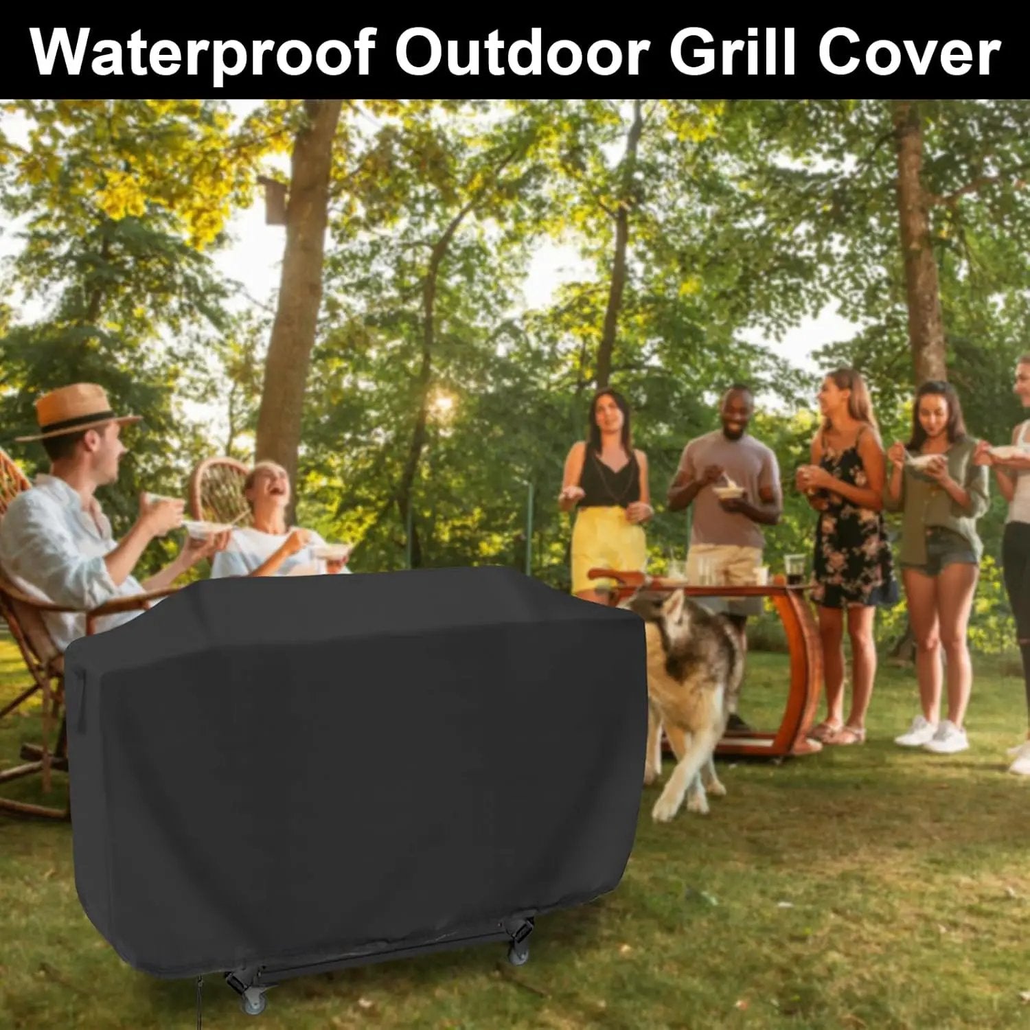 Grill Cover for Blackstone 36 inch ProSeries Grill, Waterproof Cover for 36'' Griddle Cooking Station with Hood/Propane Griddle/Gas Grill-Weather Resistant,69'' x 25'' x 35'' by GreenHaven Gardens