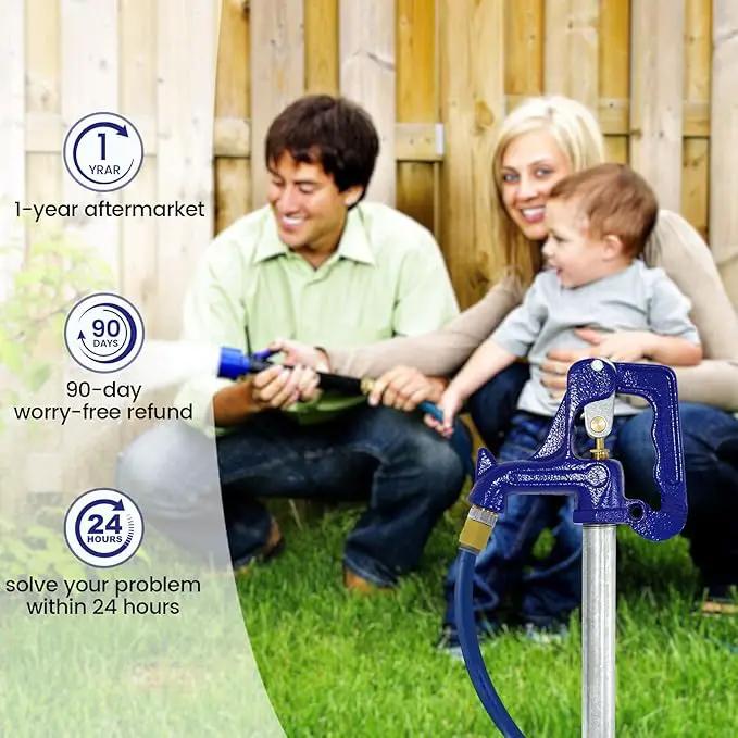 5.25FT Frost-Free Yard Hydrant, Freezeless Frost Proof Hydrant,Total Length 5.25ft, 36" Bury Depth,Water Hydrant 3/4" Pipe Connection,for Yard,Garden,Pasture Irrigation and Drinking by GreenHaven Gardens