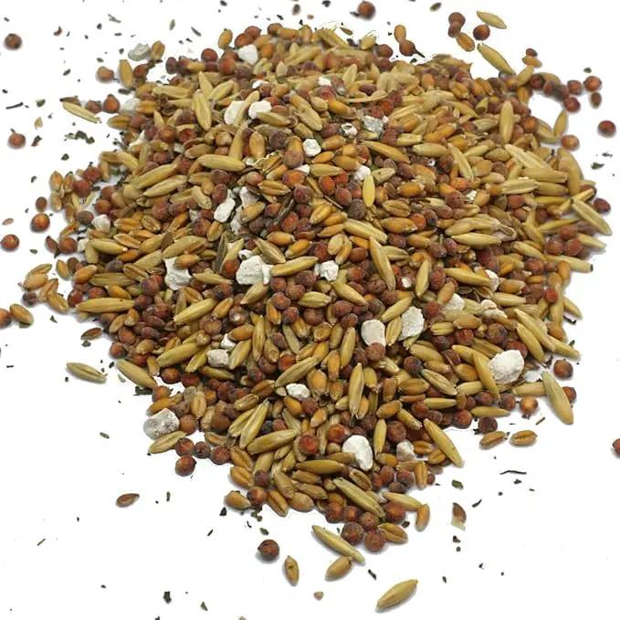 Pampered Chicken Mama Backyard Feed - Premium Scratch Treat - High Protein & Calcium All-Natural Grower Feed Supplies for Laying Chickens (2.5 Pounds) by GreenHaven Gardens