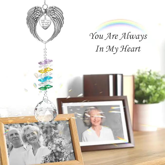 Sympathy Gifts for Loss of Loved One Crystal Suncatcher Sympathy Rainbow Bereavement Grief Memorial Gifts Ideas for Loss of Mom Dad Friend Child Cat Dog Pet by GreenHaven Gardens