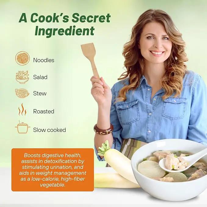 Outsidepride Annual Daikon Radish Seeds - 5 lbs. Chinese, Japanese, & Oriental Radish Seeds for Soil Health, Erosion Control, & Soil Aeration - Ideal for Gardens, Cover Crops, Pastures, & Food Plots by GreenHaven Gardens