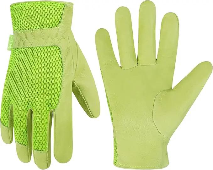 HANDLANDY Women Safety Work Gloves Utility Touch Screen Working Grip Glove for Yardwork Gardening Breathable Mechanic Gloves by GreenHaven Gardens