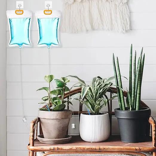 Rtteri 24 Pcs 3.5L Plant Water Bag Plant Watering System Device Automatic Plant Waterer Self Watering rip Bag Irrigation Drip Watering Bag with Adjustable Flow for Indoor Outdoor Potted Plant by GreenHaven Gardens