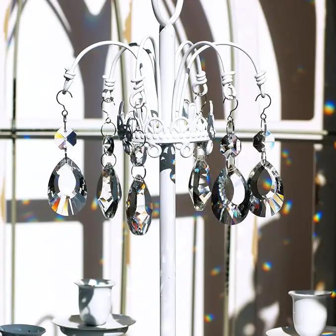 12pcs Crystal Suncatchers, Hanging Crystals Chandelier Prisms for Windows, Rainbow Maker Home Decoration by GreenHaven Gardens