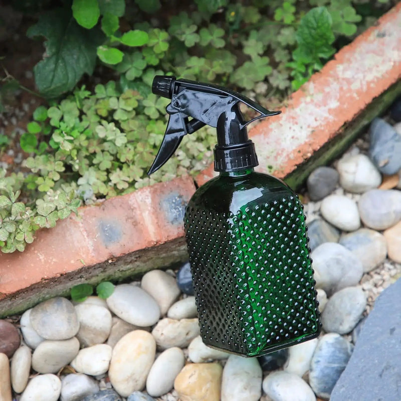 OFFIDIX Fine Mist Plant Mister,Handheld Pressure Glass Spray Bottles,Watering Can with Adjustable Nozzle for Outdoor Indoor Gardening and Cleaning Work (Green) by GreenHaven Gardens