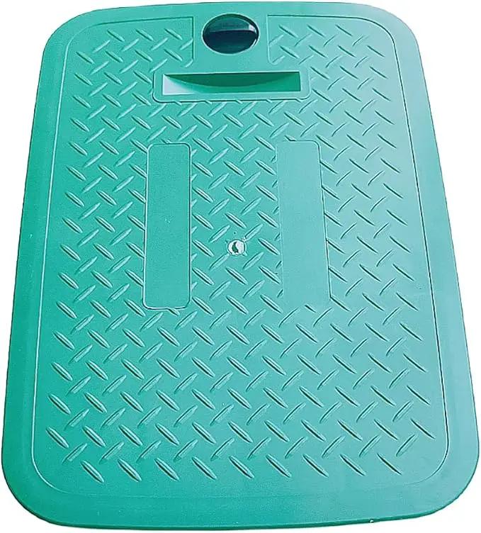 Outer diameter 17" x12" Rectangular Sprinkler Valve Box Cover Valve Box Cover Lid for Outdoor Sprinkler Irrigation Control Water System Lawn, Green by GreenHaven Gardens