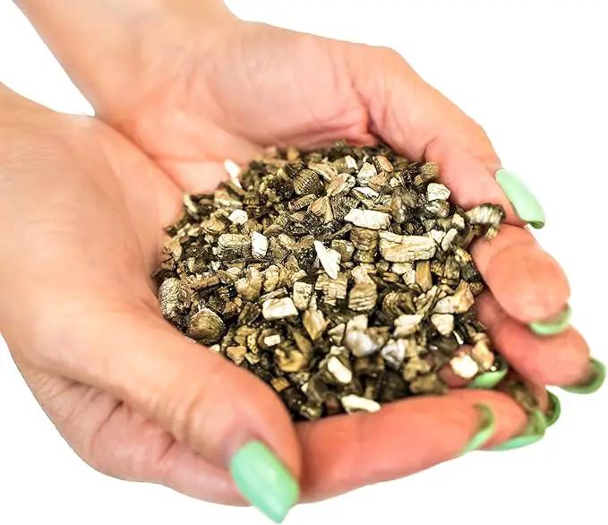 Premium Horticultural Organic Vermiculite by GARDENERA - Medium Grade - Natural Soil Additive for Potted Plants - Orchids - Hydroponics - Terrariums (8 Quart) by GreenHaven Gardens