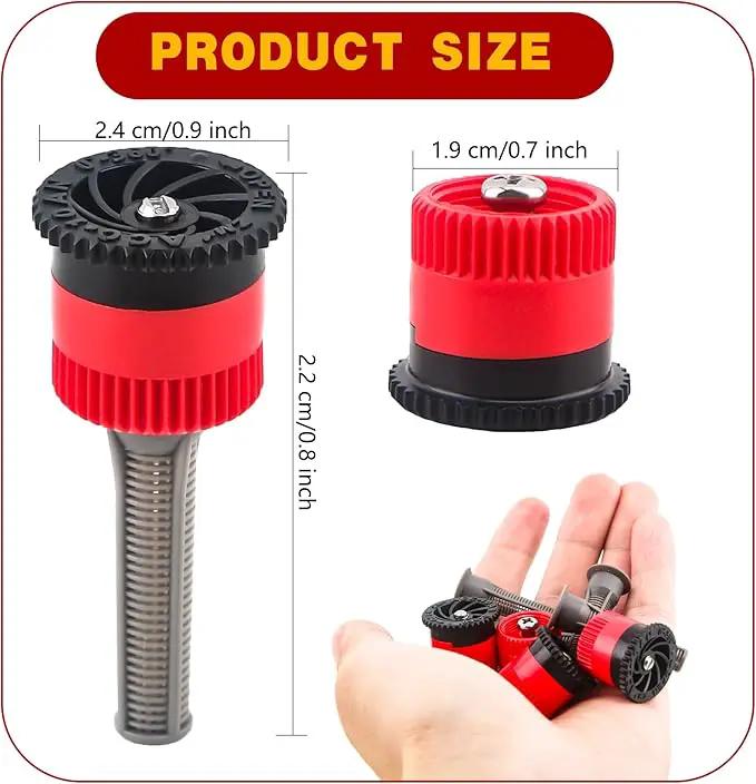 24 Pcs Variable Arc Nozzle Adjustable Sprinkler Nozzle High Efficiency Replacement Pop-up Sprinkler Heads Compatible for Sprinklers, 10VAN by GreenHaven Gardens