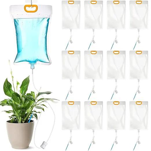 Rtteri 24 Pcs 3.5L Plant Water Bag Plant Watering System Device Automatic Plant Waterer Self Watering rip Bag Irrigation Drip Watering Bag with Adjustable Flow for Indoor Outdoor Potted Plant by GreenHaven Gardens
