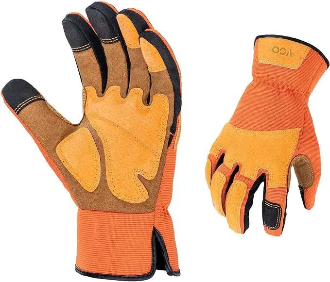 Vgo... 1-Pair Gardening Gloves Men, Safety Work Gloves, Puncture-proof, Thornproof, Touchscreen (SL7475) by GreenHaven Gardens