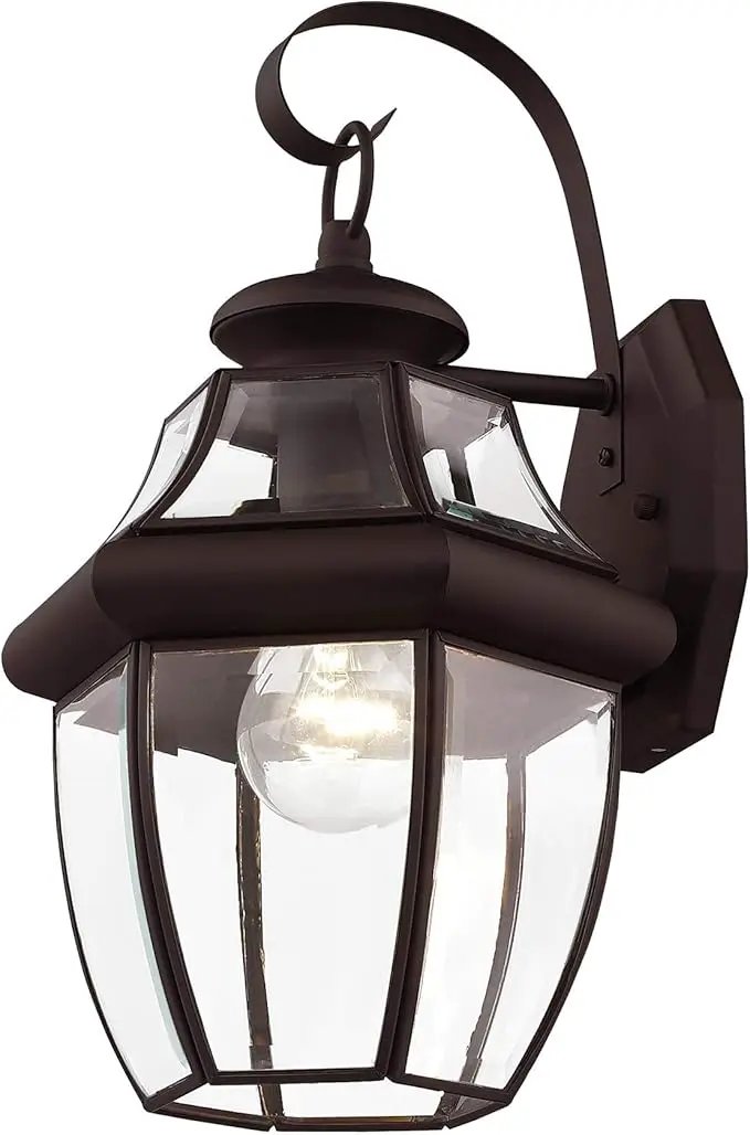 Livex Lighting 2151-03 Outdoor Lighting, 13" x 8.5" x 8.5", White by GreenHaven Gardens