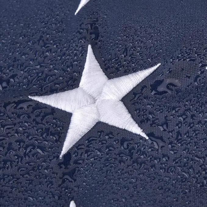 American Flag 2x3 FT, US Flag USA High Wind with Embroidered Stars, Sewn Stripes, Brass Grommets, Durable USA Flag Outdoor Outside by GreenHaven Gardens