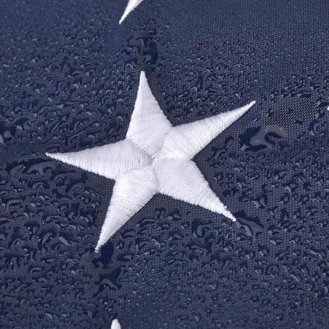 American Flag 4x6 FT, US Flags USA High Wind with Embroidered Stars, Sewn Stripes, Brass Grommets, Durable USA Flag Outdoor Outside by GreenHaven Gardens