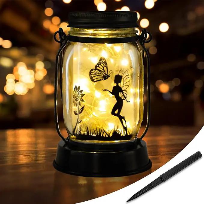 kyoryuger Fairy Solar Lanterns 3-in-1, Fairy Gifts for Women Mom Gramdma, Christmas Mom Gifts, Unique Birthday Gifts for Fairy Lover, Fairy Garden Decoration Outside for Yard, Patio,Backyard,Porch by GreenHaven Gardens