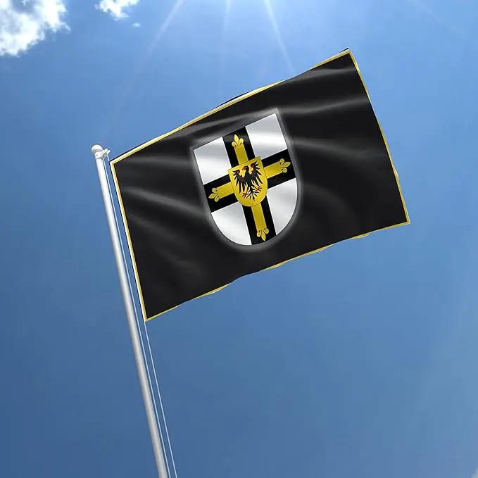 Teutonic Order Grand Master HOR Orders 3x5 feet Flag Banner Vivid Color Double Stitched Brass Grommets by GreenHaven Gardens