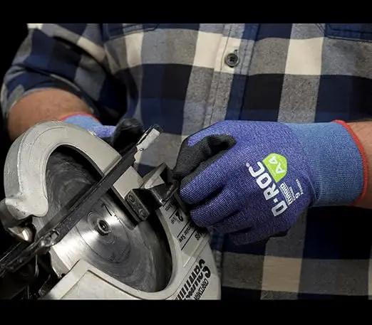 MAGID D-ROC ANSI A4 AeroDex Polyurethane Palm Coated Work Gloves, 12 Pairs, Size 6/XS, GPD482 by GreenHaven Gardens