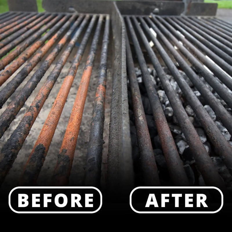 Grill Rescue BBQ Replaceable Scraper Cleaning Head, [Rescue-Upgraded], Bristle Free, Durable and Unique Scraper Tools for Cast Iron or Stainless-Steel Grates, Barbecue Cleaner (Rescue Pro Head) by GreenHaven Gardens