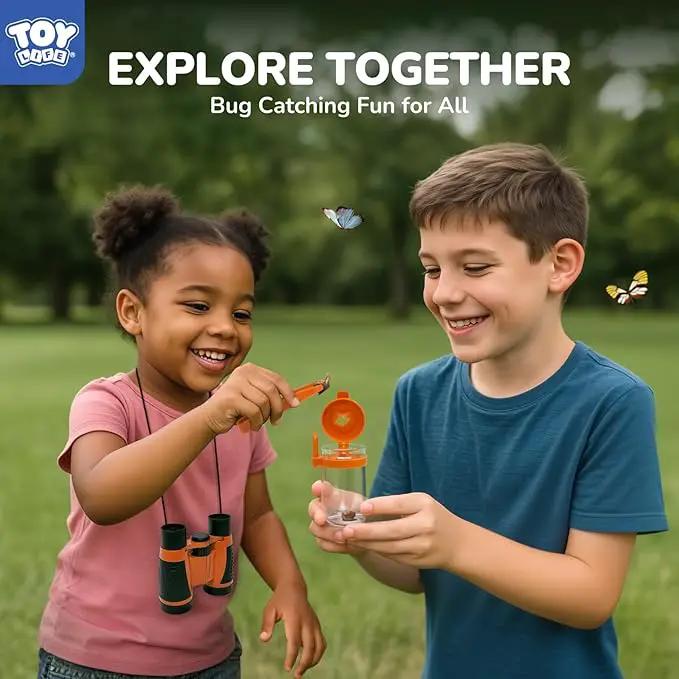 TOY Life Bug Catcher for Kids, Bug Catching Kit Kids Explorer Kit with Butterfly Net, Catching Tool, Tweezers, Magnifying Glass, Binoculars, Insect Catcher, Educational Outdoor Toys Kid Adventure Set by GreenHaven Gardens