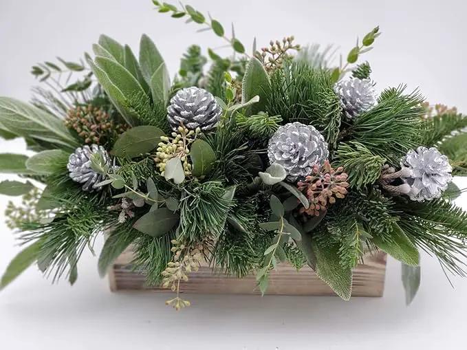 Wooden Planter Box, Whitewash with Plastic Liner l Garden Decor l Restaurant and Wedding Decorations l Wedding Bouquets, Table Centerpiece (12x4 Set of 4, Whitewash) by GreenHaven Gardens