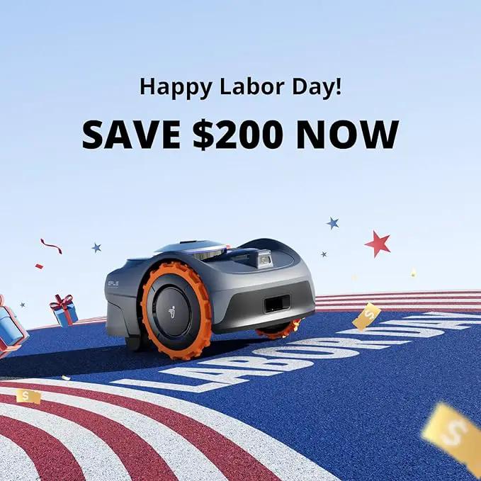 Segway Navimow i110N Robot Lawn Mower Perimeter Wire Free 1/4 Acre RTK+Vision Robotic Lawnmower, AI-Assisted Mapping, Virtual Boundary, APP Control, 58dB(A) Quiet, Multi-Zone Management by GreenHaven Gardens