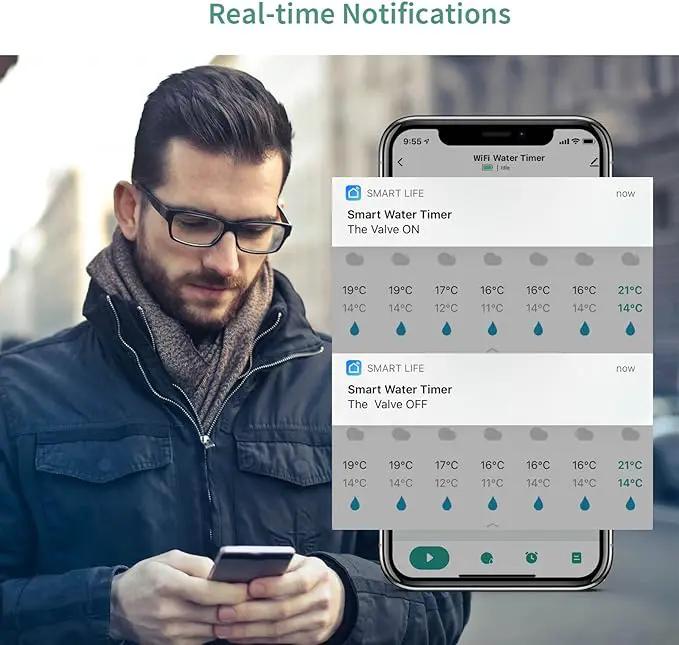 Diivoo WiFi Water Timer for Garden Hose, Smart Sprinkler Hose Timer with Hub, Up to 20 Separate Watering Schedules, Compatible with Alexa and Google Home by GreenHaven Gardens