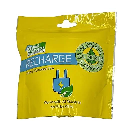 Real Growers Recharge - Mycorrhizae Instant Compost Tea/Soil Microbes for Plant Growth - 8oz by GreenHaven Gardens